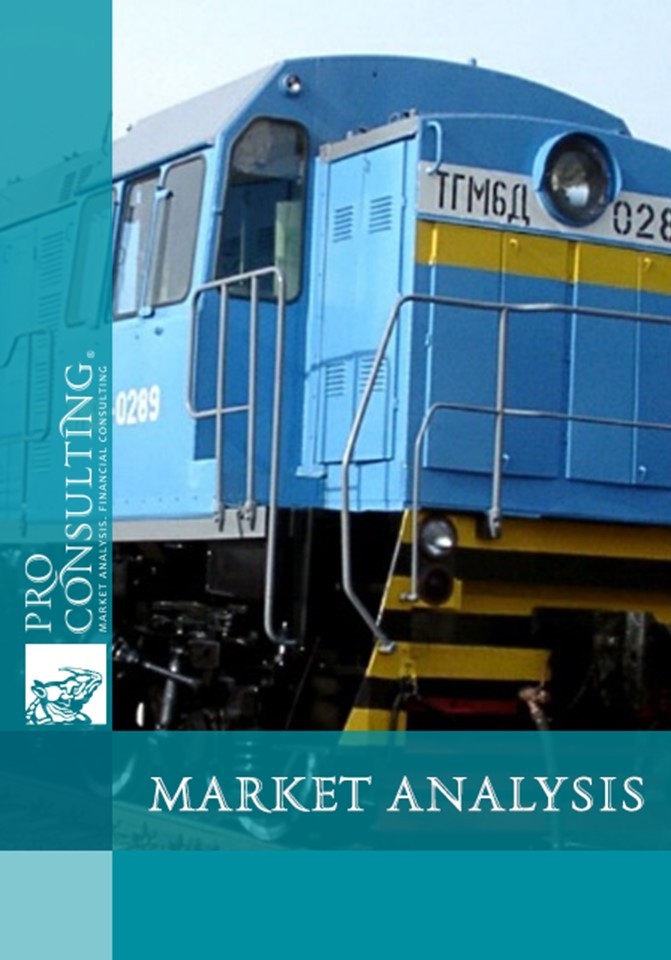 Market research of current and capital repairs of shunting locomotives series TGM4, TGM6, TEM7, TEM2. 2011