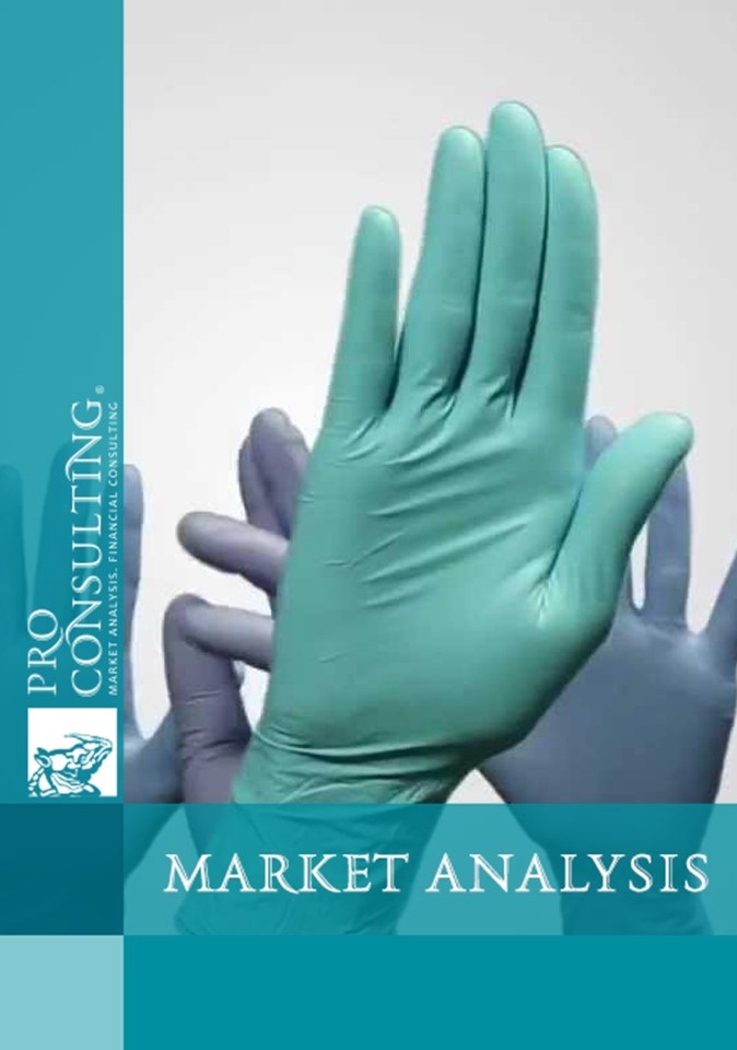 Analysis of the market of medical and specialized gloves in Ukraine in the 1st quarter 2020 year