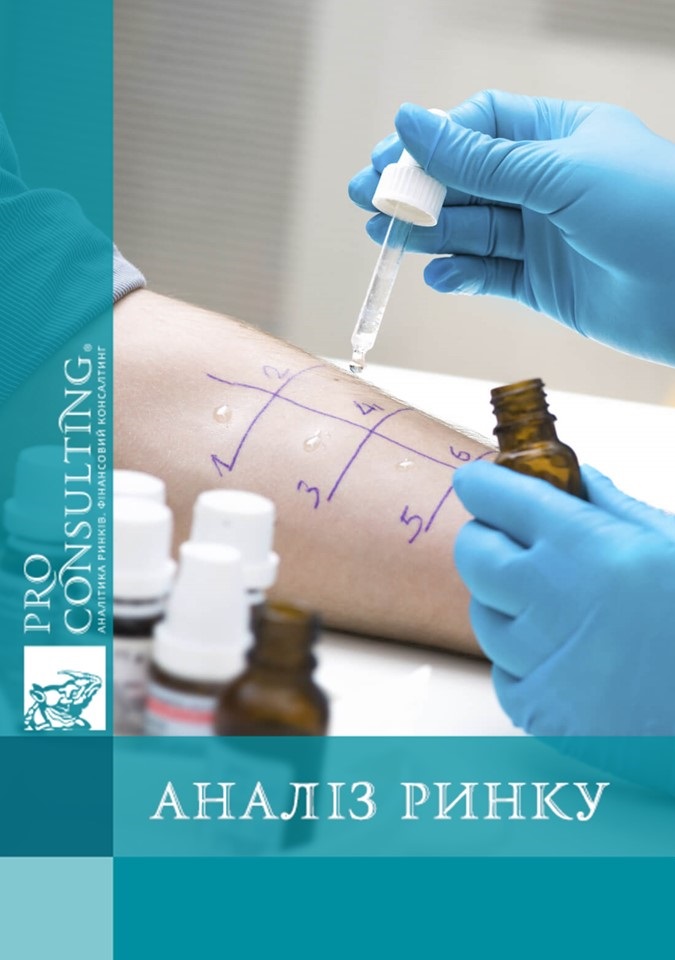 Аналіз ринку медичних тестів у сегменті «алергічна панель» в Україні. 2023 рік