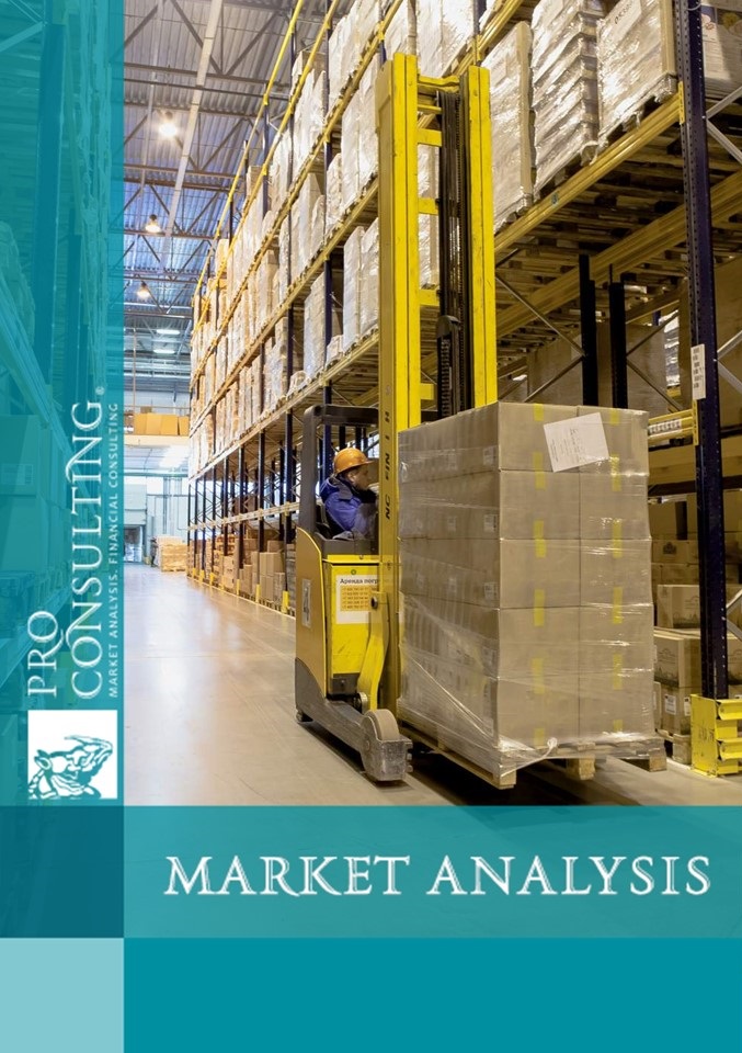 Analysis of the warehousing and storage services market in some regions of Ukraine. 2018