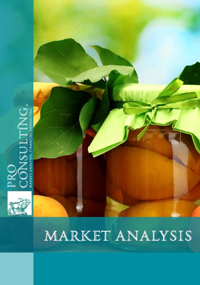 Market research report on canned fruits of Ukraine. 2015