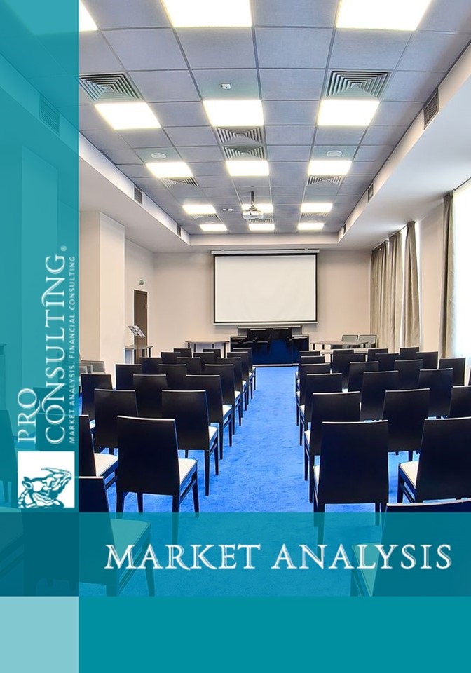 Market analysis of conference halls in Kiev. 2011