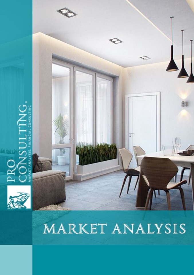 Market research of interior design services, apartment renovation, land market of the cost of furniture and building materials in Ukraine. 2020 year