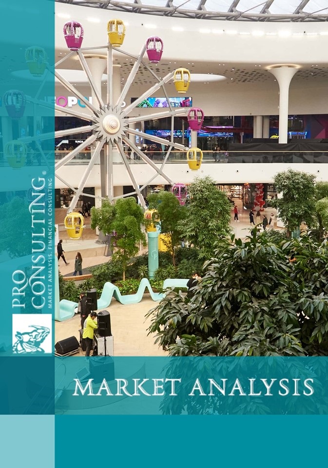 Analysis of the shopping mall market in Kyiv. 2025